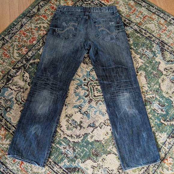 Men's Blue Jeans Rock Republic Bolt - Picture 4 of 15